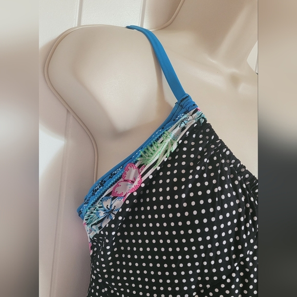 Coco Reef Playa Dot Harmony Underwire Tankini Top - Picture 5 of 9